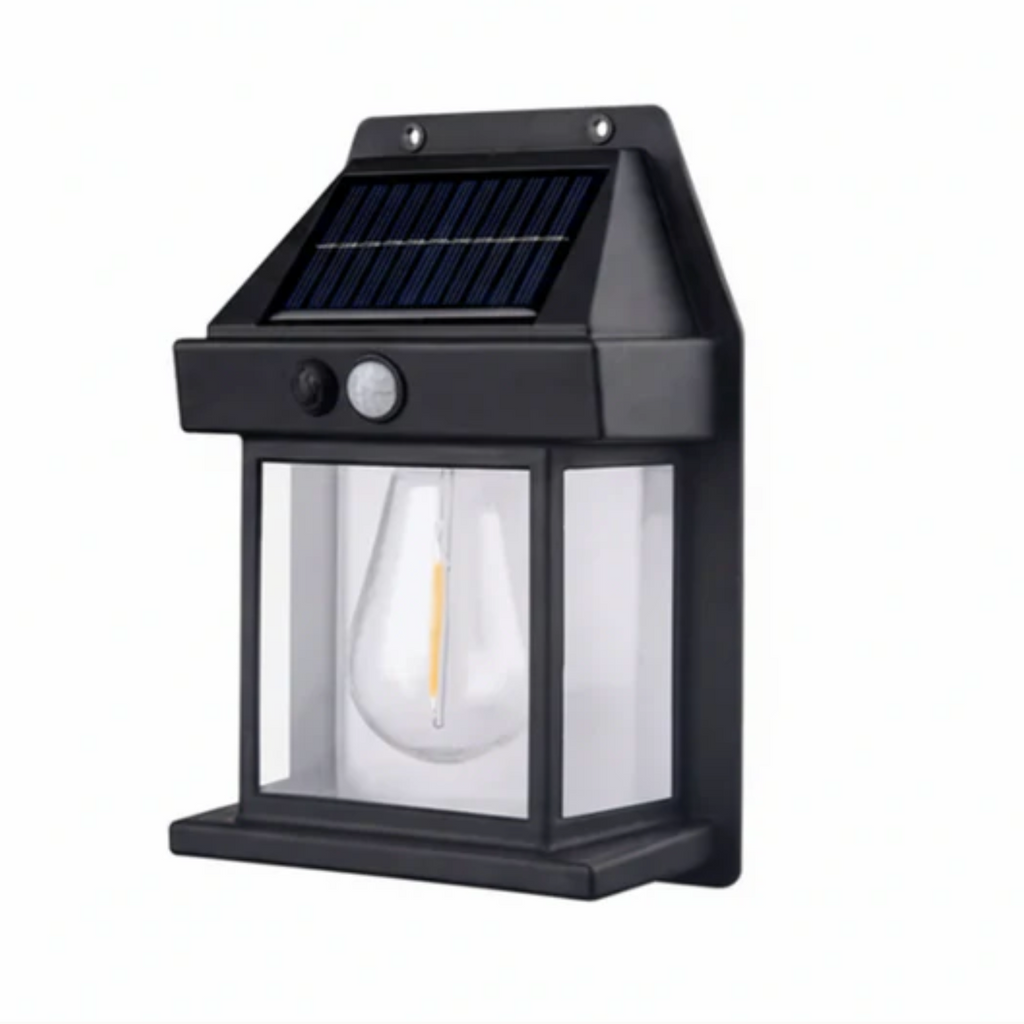 Elara Haus Applique da Esterno Solare Industriale Moderno con Sensore