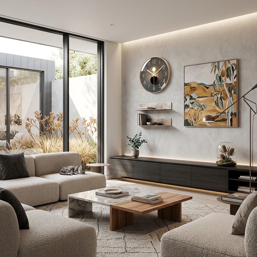 Orologio da Parete di Design Moderno di Lusso Elara Haus
