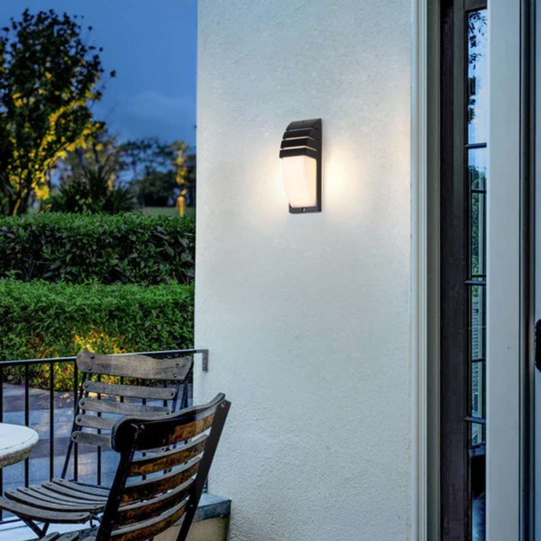 Elara Haus Lampada da Parete Moderna da Esterno con Sensore