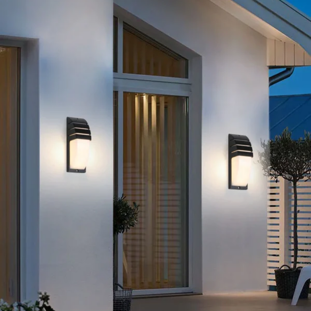 Elara Haus Lampada da Parete Moderna da Esterno con Sensore