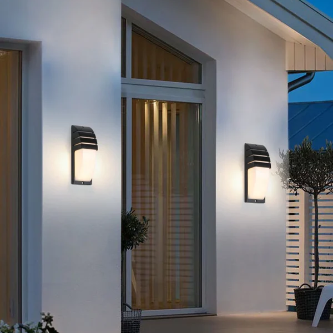 Elara Haus Lampada da Parete Moderna da Esterno con Sensore