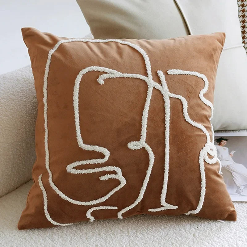 Elara Haus Copertura Decorativa Geometrica Trapuntata Ispirata allo Stile Scandi Moderno