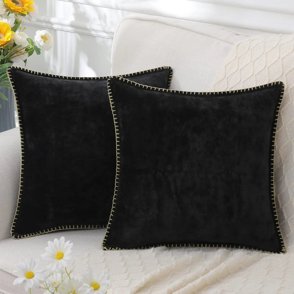 Elara Haus Moderno Coprisedile Quadrato in Chenille Testurizzato Ispirato allo Stile Scandi