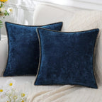 Elara Haus Moderno Coprisedile Quadrato in Chenille Testurizzato Ispirato allo Stile Scandi