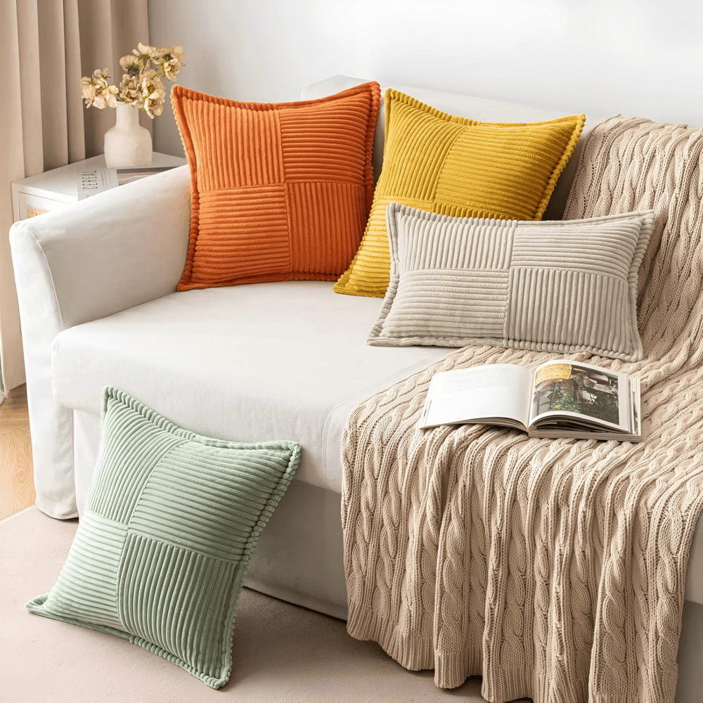 Elara Haus Copertura Accentata Quad-Ribbed in Stile Scandi-Moderno