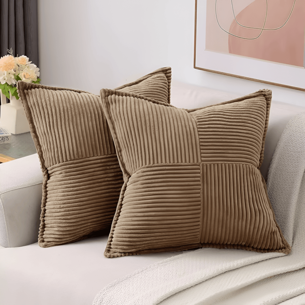 Elara Haus Copertura Accentata Quad-Ribbed in Stile Scandi-Moderno