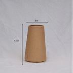 Vaso in Argilla Moderno a Forma Conica Elara Haus – Ceramica Maculata
