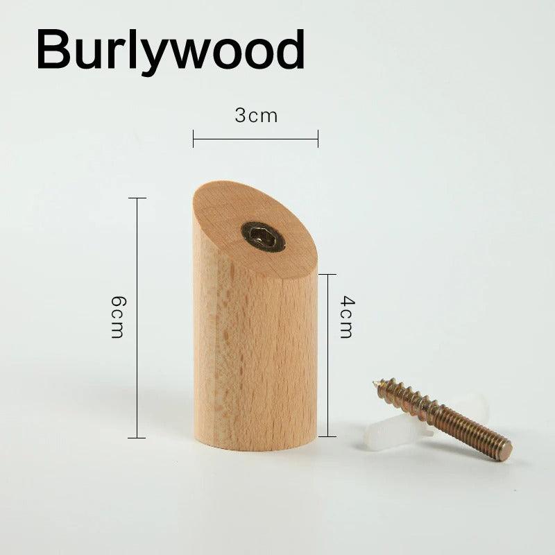 Elara Haus Gancio da Parete Angolare in Legno Moderno