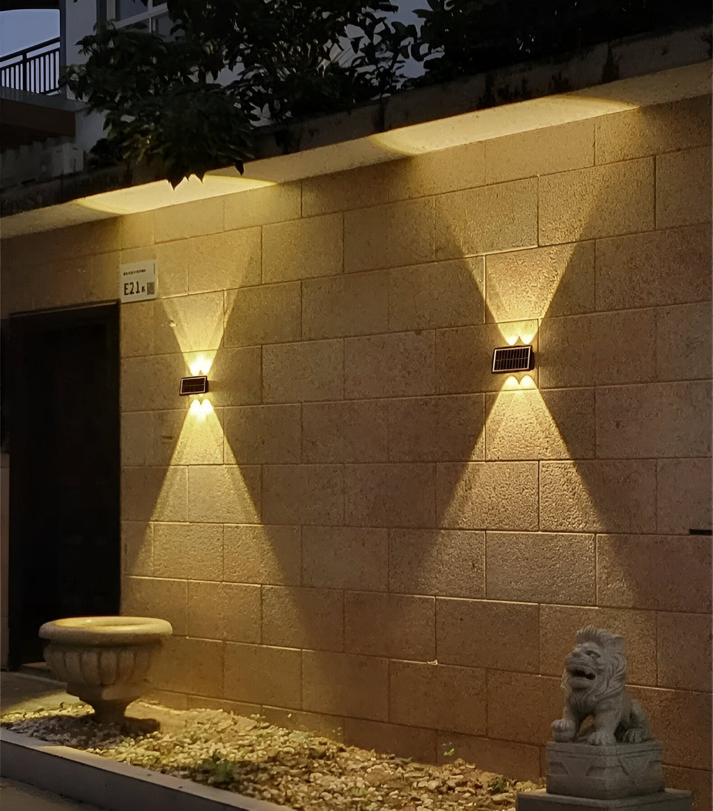 Lampada da Parete Solare LED Moderna Impermeabile Elara Haus