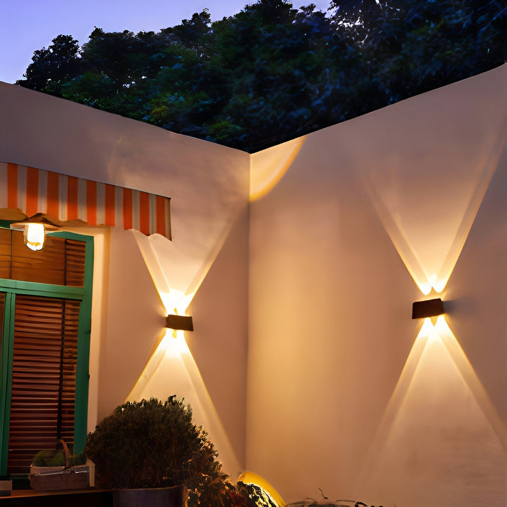 Lampada da Parete Solare LED Moderna Impermeabile Elara Haus