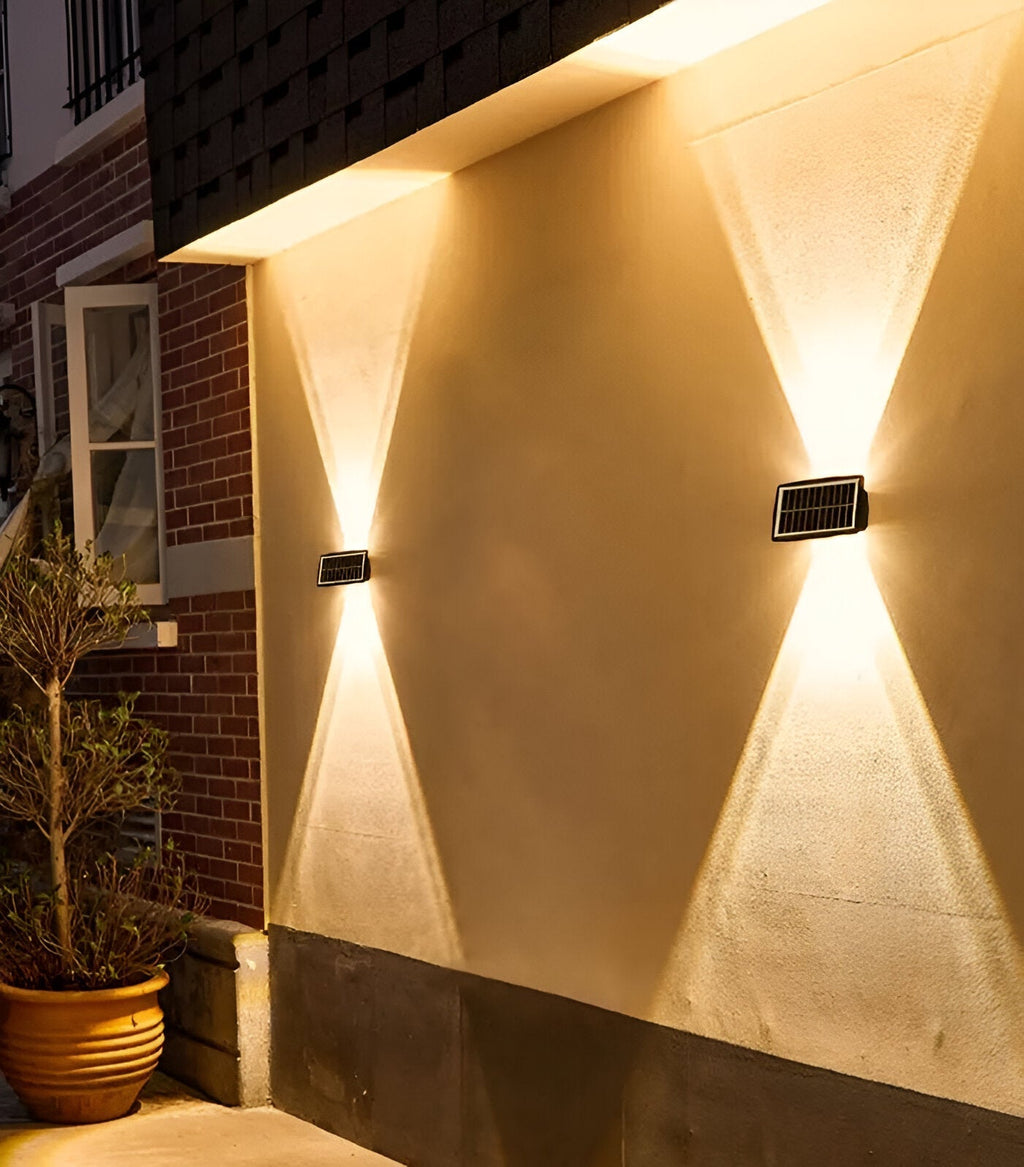 Lampada da Parete Solare LED Moderna Impermeabile Elara Haus
