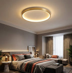 Elara Haus Modern White Ring Light - Lampada da soffitto rotonda vuota