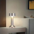 Elara Haus ModernArt Lampada da Tavolo Senza Fili - LED Dimmerabile, Controllo Touch e Ricaricabile