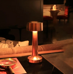 Elara Haus ModernArt Lampada da Tavolo Senza Fili - LED Dimmerabile, Controllo Touch e Ricaricabile