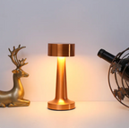 Elara Haus ModernArt Lampada da Tavolo Senza Fili - LED Dimmerabile, Controllo Touch e Ricaricabile