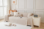 Elara Haus Mousoon Throw - Tè Latte