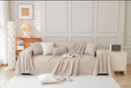Elara Haus Mousoon Throw - Tè Latte