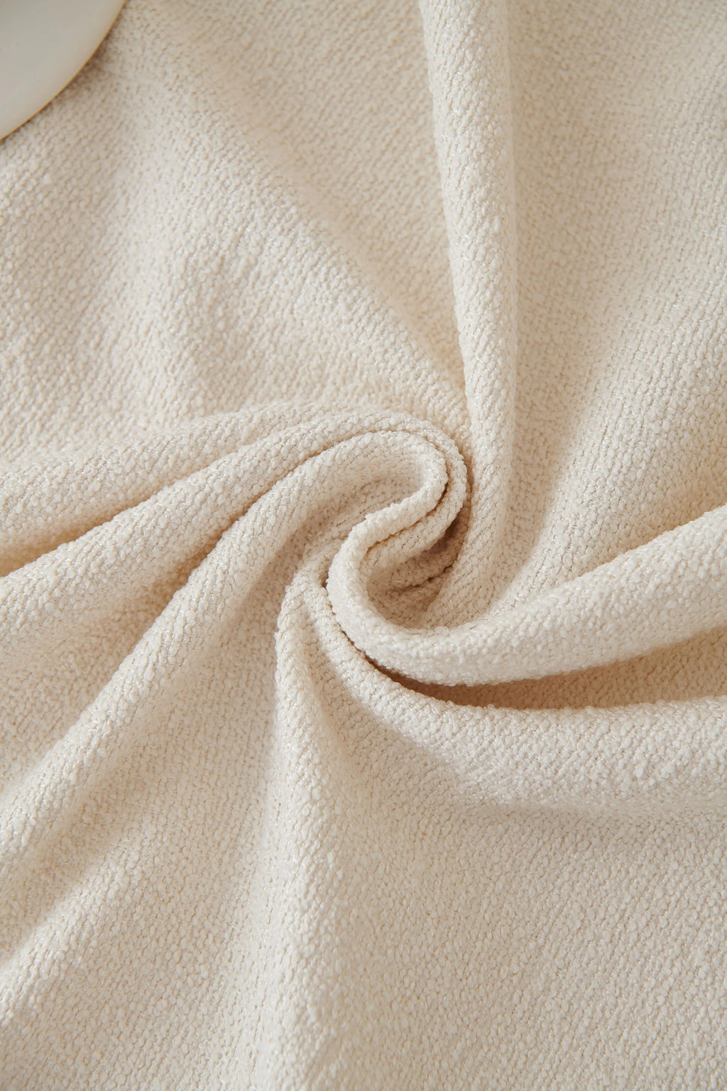 Elara Haus Mousoon Throw - Bianco Sporco