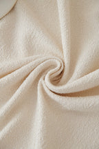 Elara Haus Mousoon Throw - Bianco Sporco