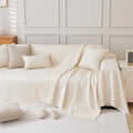 Elara Haus Mousoon Throw - Bianco Sporco
