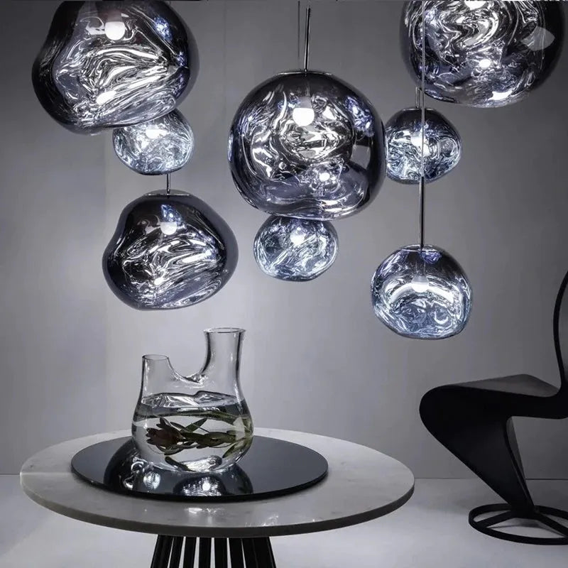 Elara Haus Lampada a Sospensione - Illuminazione da Cucina in Metallo e Acrilico
