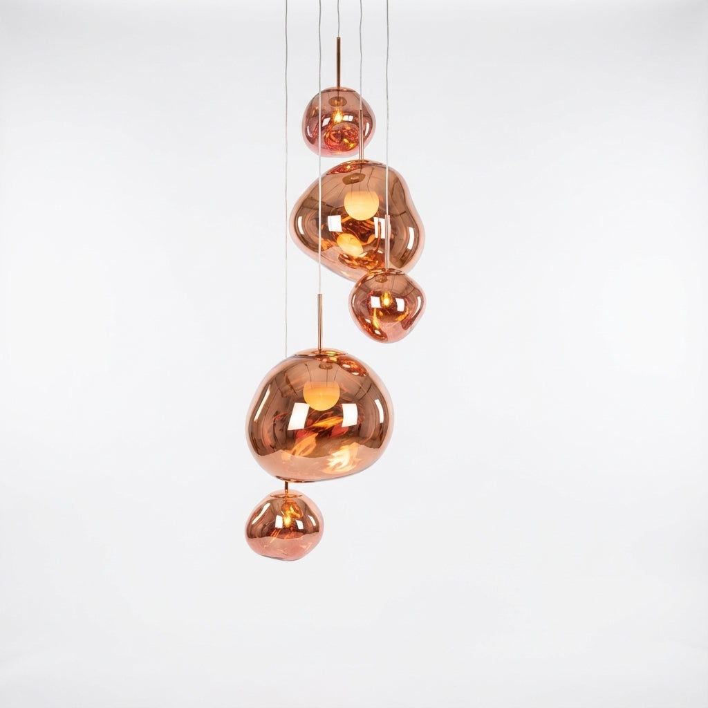 Elara Haus Lampada a Sospensione - Illuminazione da Cucina in Metallo e Acrilico