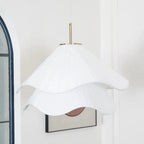 Elara Haus Lampadario - Illuminazione da Cucina in Metallo e Tessuto