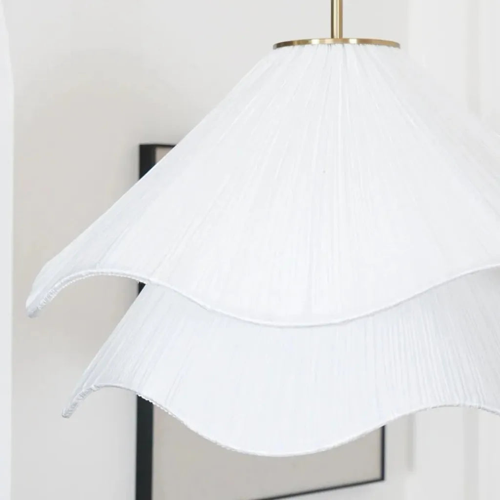Elara Haus Lampadario - Illuminazione da Cucina in Metallo e Tessuto