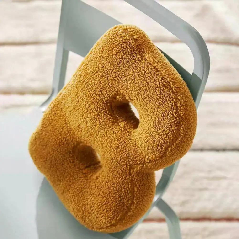 Cuscino Personalizzato in Velluto con Lettere dell'Alfabeto Elara Haus