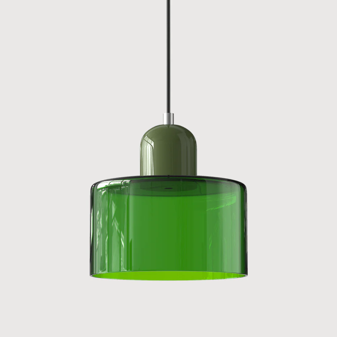 Elara Haus Retro Fabric Pendant - Luce da Camera Color Crema