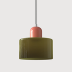 Elara Haus Retro Fabric Pendant - Luce da Camera Color Crema
