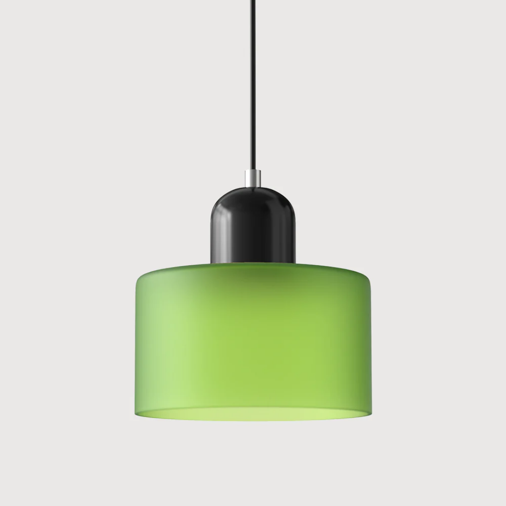Elara Haus Retro Fabric Pendant - Luce da Camera Color Crema