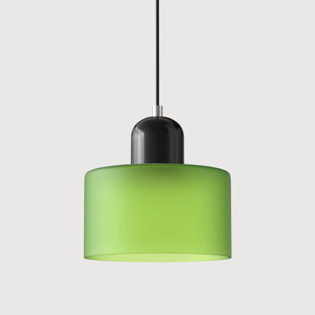 Elara Haus Retro Fabric Pendant - Luce da Camera Color Crema