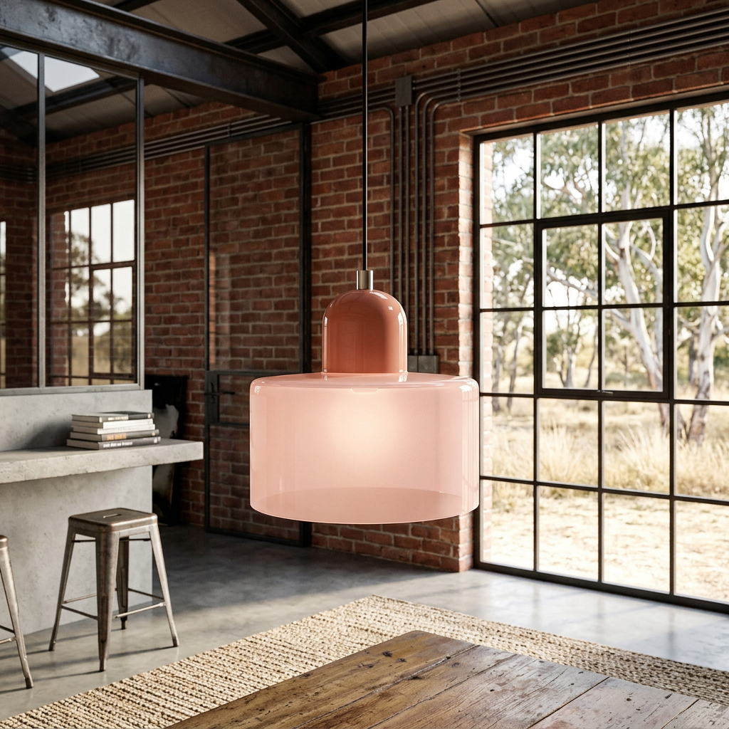 Elara Haus Retro Lampadario in Vetro