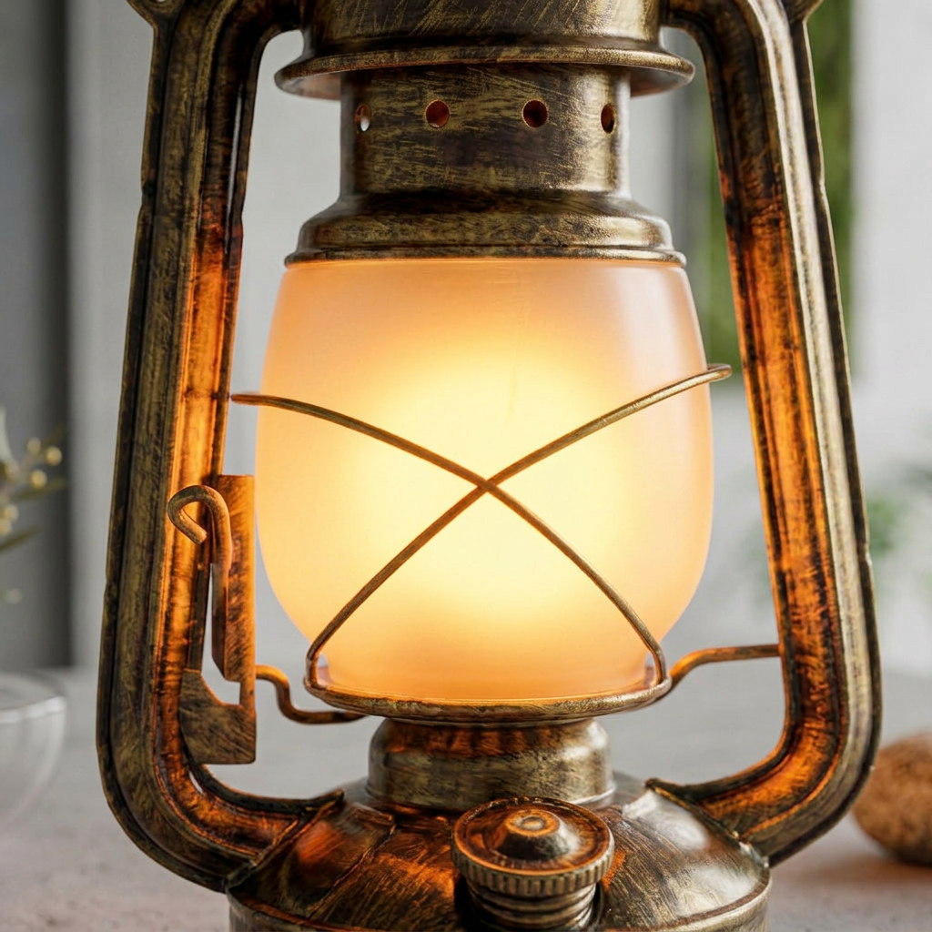 Lampada a Lanterna Retro in Ferro Elara Haus