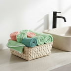 Set di Asciugamani da Bagno a Righe con Coste Elara Haus