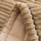 Elara Haus Coperta per Divano con Bordo Ruffle - Morbida Coperta in Pile