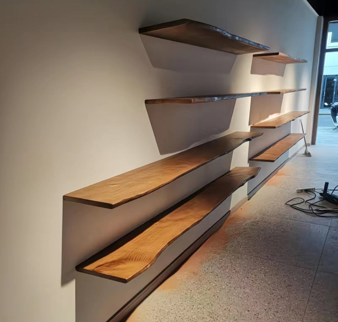 Elara Haus Mensola in Legno Massello Australiano Rustico