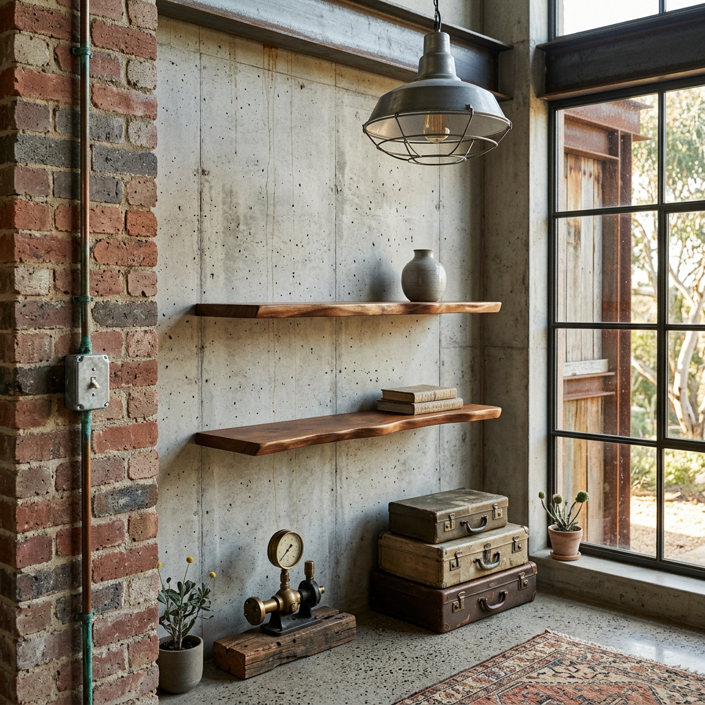 Elara Haus Mensola in Legno Massello Australiano Rustico