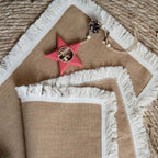 Elara Haus Scandi-Boutique Zen Burlap – Percorso Tavolo all'Uncinetto ad Alta Densità Ambientale