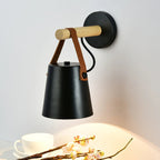 Applique da Parete Elara Haus Scandi Minimalista con Cinghia in Pelle