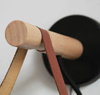 Applique da Parete Elara Haus Scandi Minimalista con Cinghia in Pelle