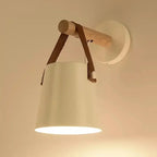 Applique da Parete Elara Haus Scandi Minimalista con Cinghia in Pelle