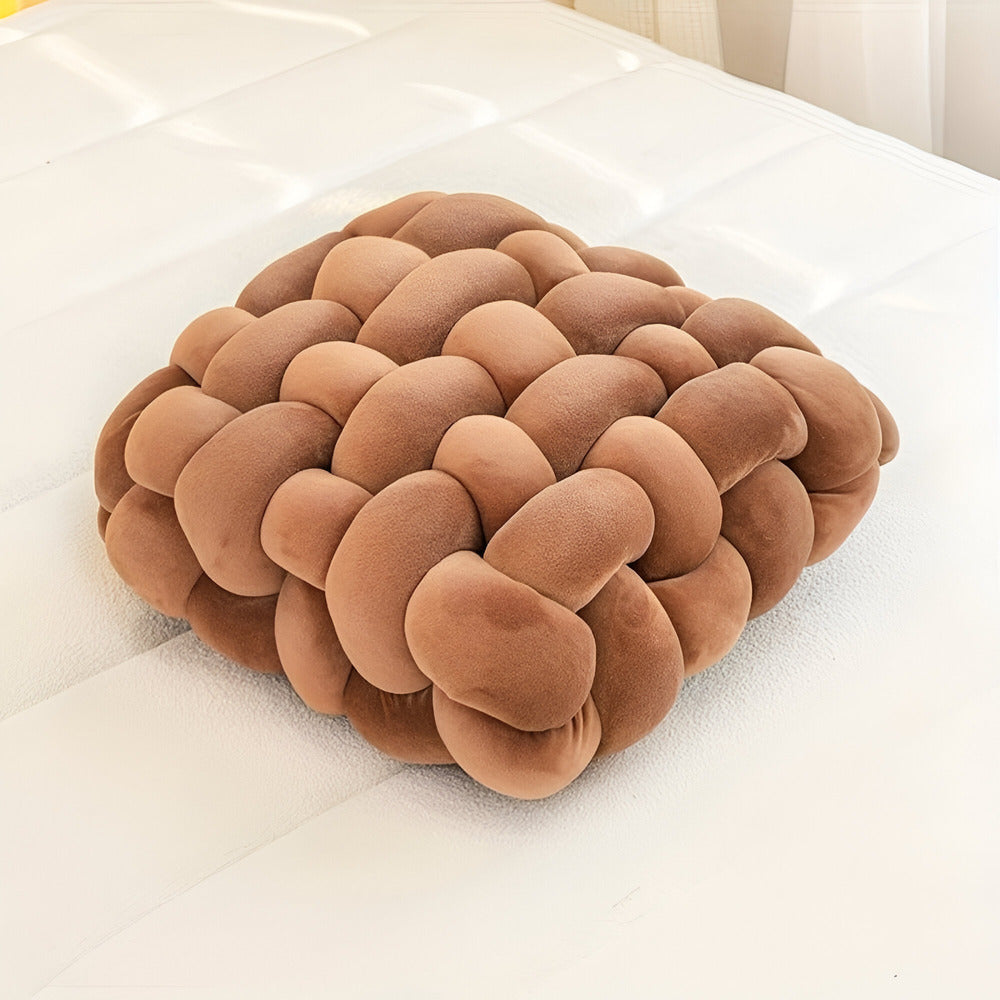 Cuscino Intrecciato Oversized Scultoreo Elara Haus