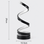 Lampada da Tavolo LED Scultorea a Spirale Elara Haus