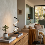 Lampada da Tavolo LED Scultorea a Spirale Elara Haus