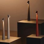 Elara Haus Lampada Notturna Minimalista Elegante - Lampada Portatile a Sensore Tattile