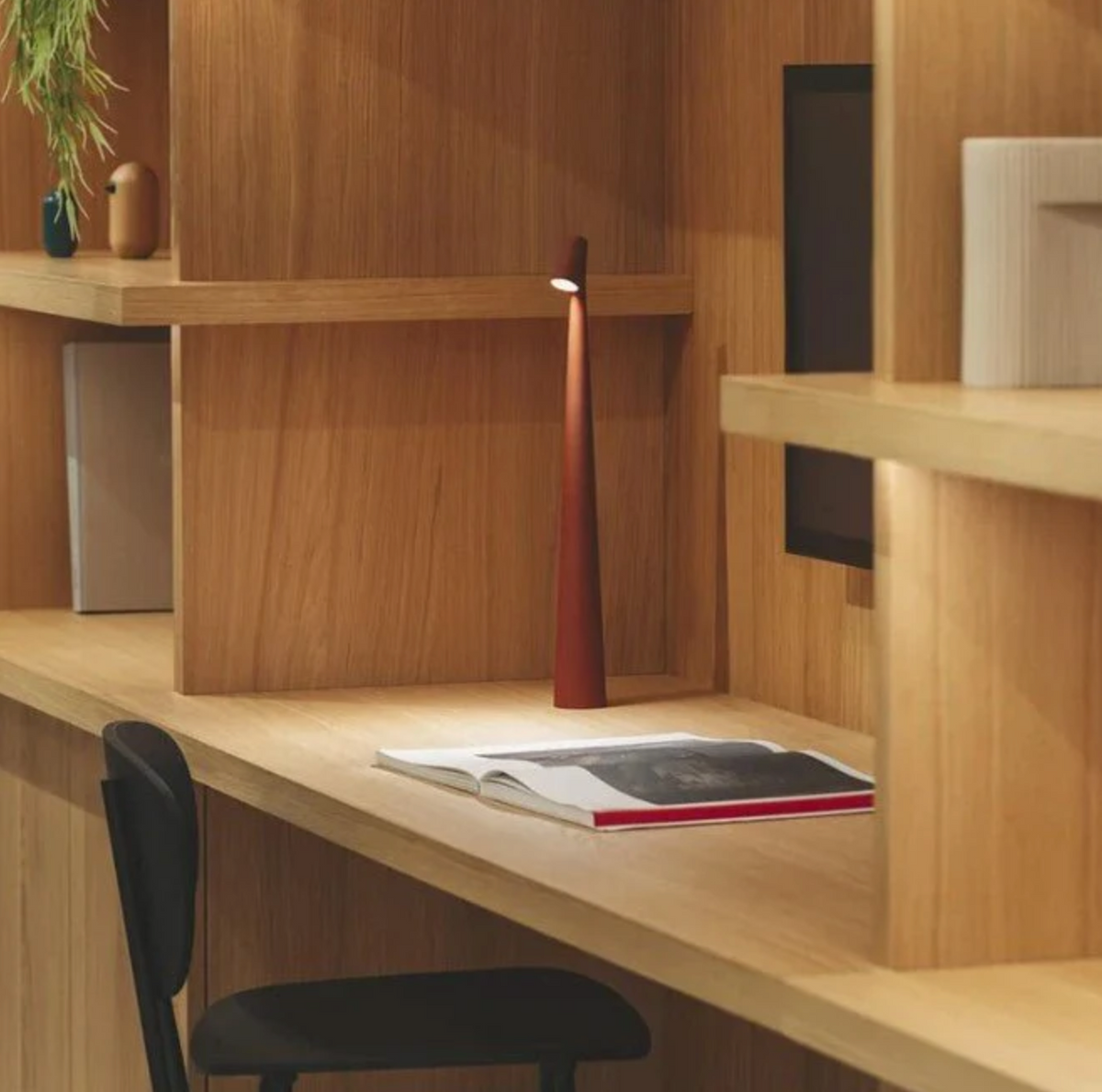 Elara Haus Lampada Notturna Minimalista Elegante - Lampada Portatile a Sensore Tattile