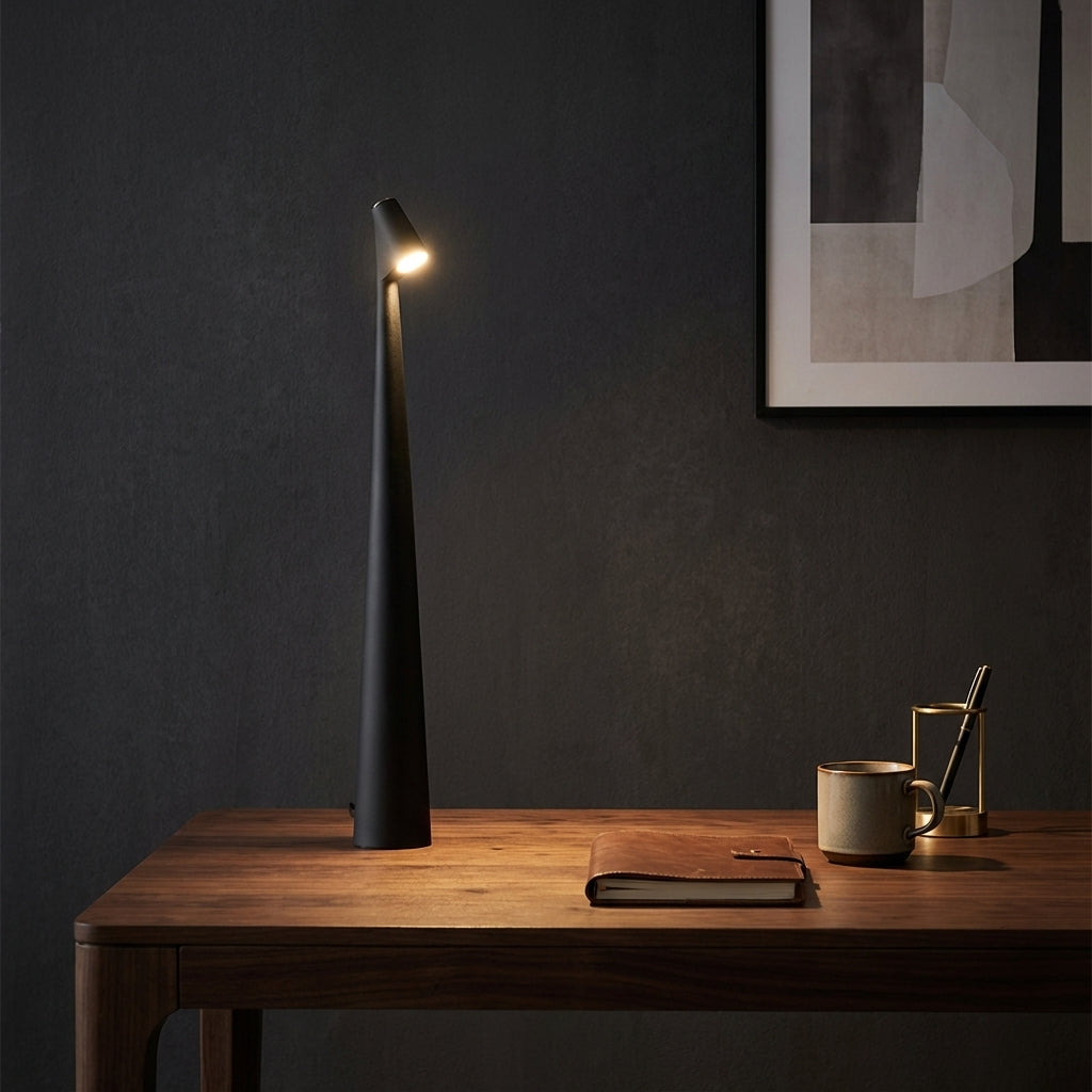 Elara Haus Lampada Notturna Minimalista Elegante - Lampada Portatile a Sensore Tattile