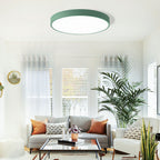 Elara Haus Lampada da Soffitto Rotonda Sleek - Disco LED Moderno